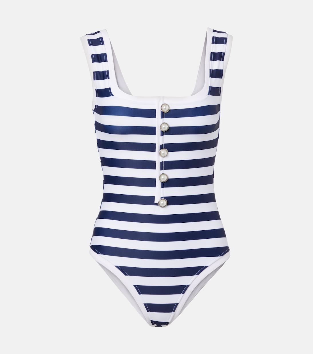 

Купальник Grace в полоску Same, Navy Cream Stripe/White