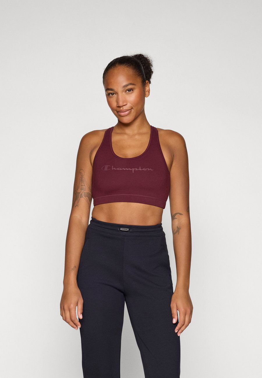

Бюстгальтер Champion SOFT TOUCH BRA LIGHT SUPPORT WITH LARGE LOGO, Bordeaux