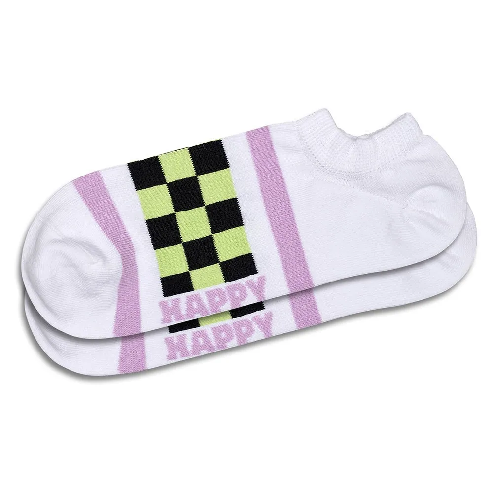 

Носки Happy Checked Stripe no show, разноцветный