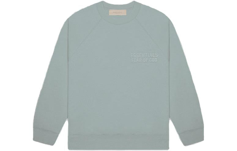 Свитер Fear of God Essentials Crewneck Sweatshirt 'Sycamore', синий — фото 2