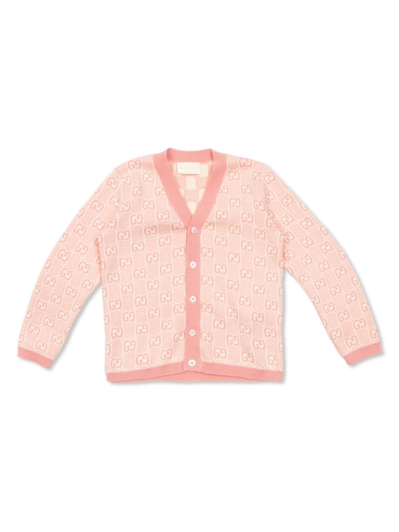 

Gucci Kids GG хлопковый кардиган, розовый