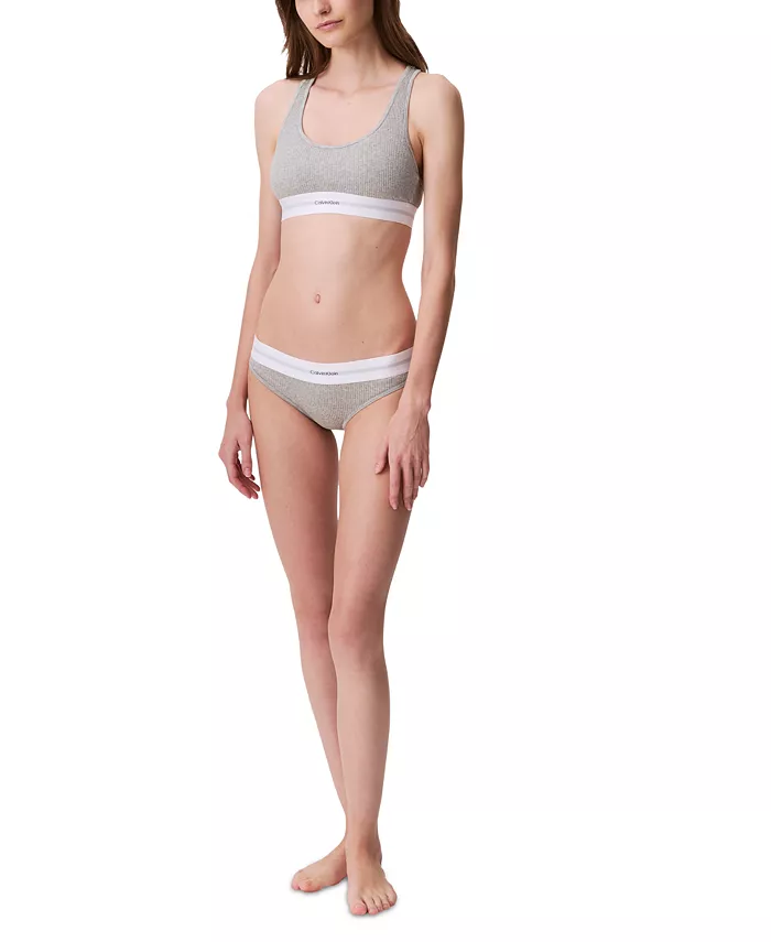 

Женский легкий бралетт и бикини с мягкой подкладкой Calvin Klein, белый
