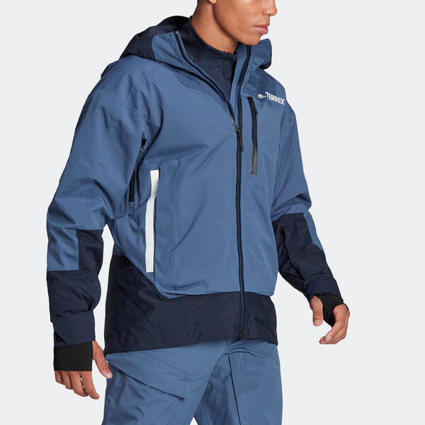 Куртка Adidas Terrex MYSHELTER Snow 2-Layer Insulated Jacket 'Linen Green Shadow Green', зеленый — фото 4