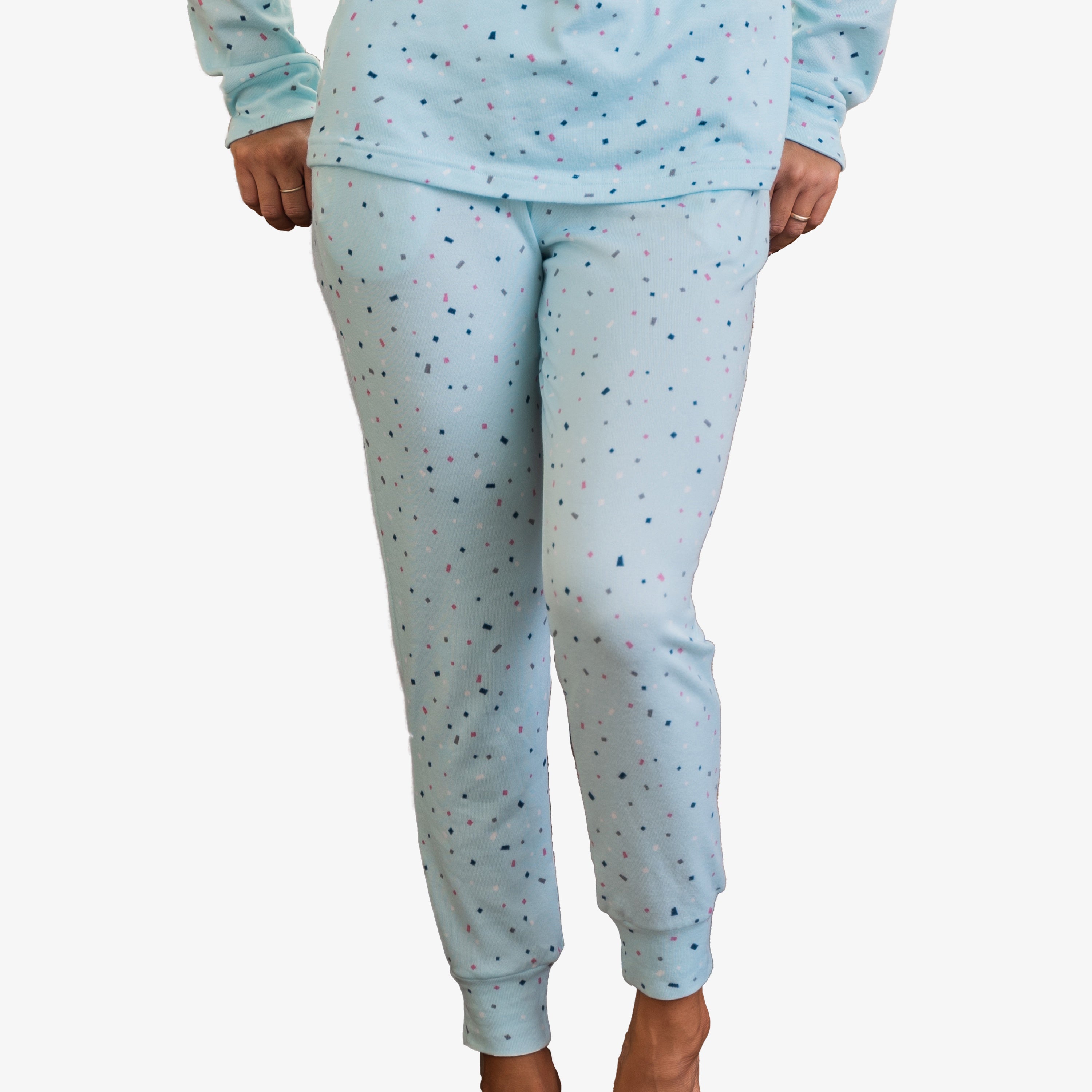 

Женские брюки Plus Extra Soft Lounge Calypsa, цвет light blue speckled