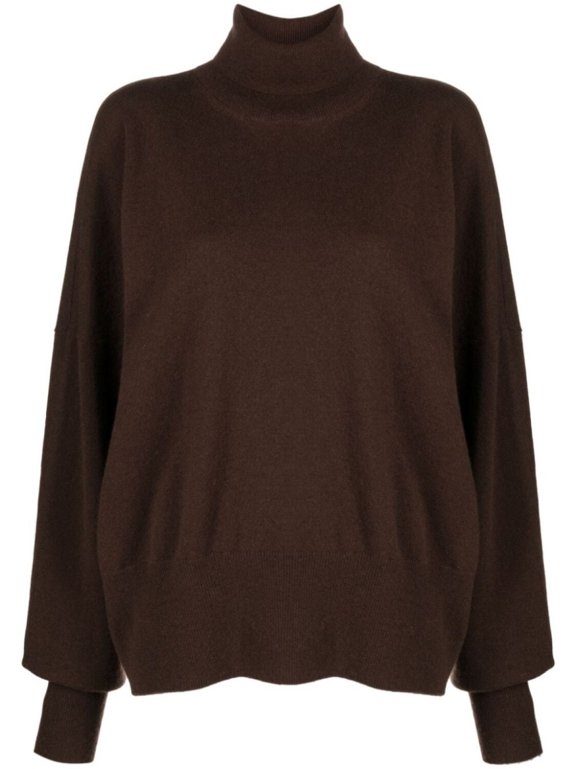 

TOTEME кашемировый джемпер с высоким воротником, коричневый