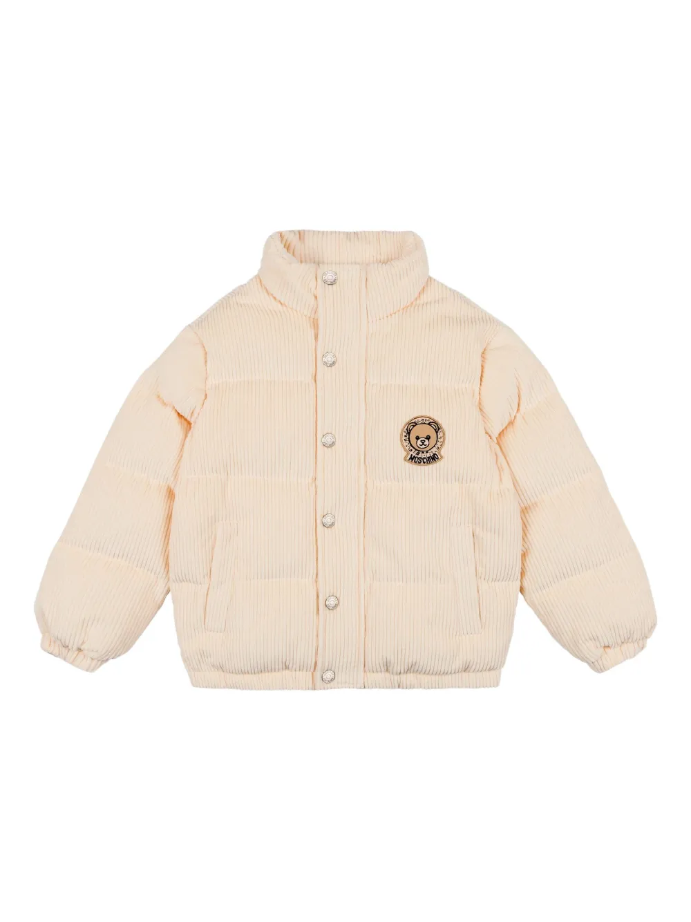 

Вельветовый пуховик Moschino Kids