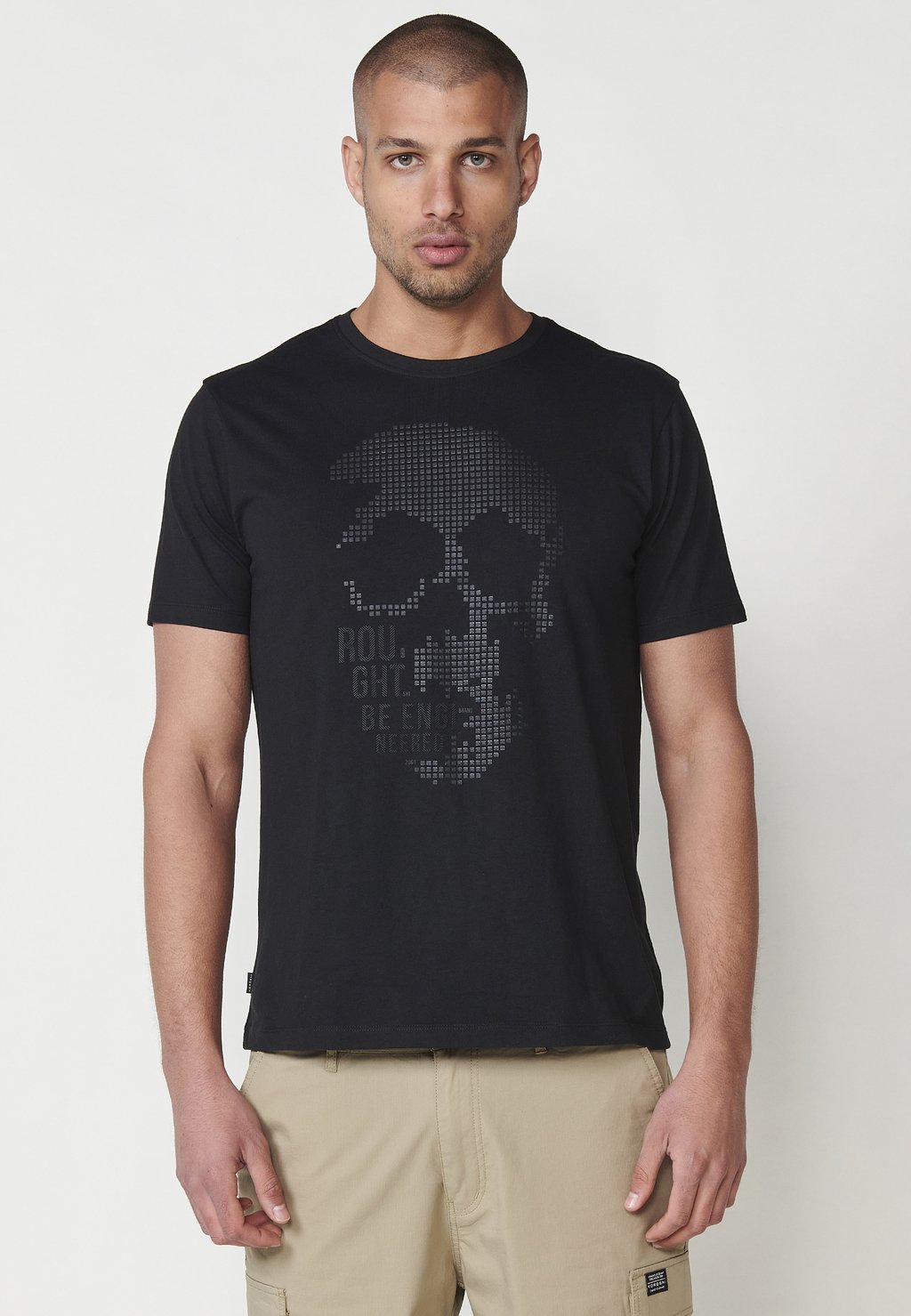

Футболка с принтом SHORT-SLEEVE Koroshi, черный