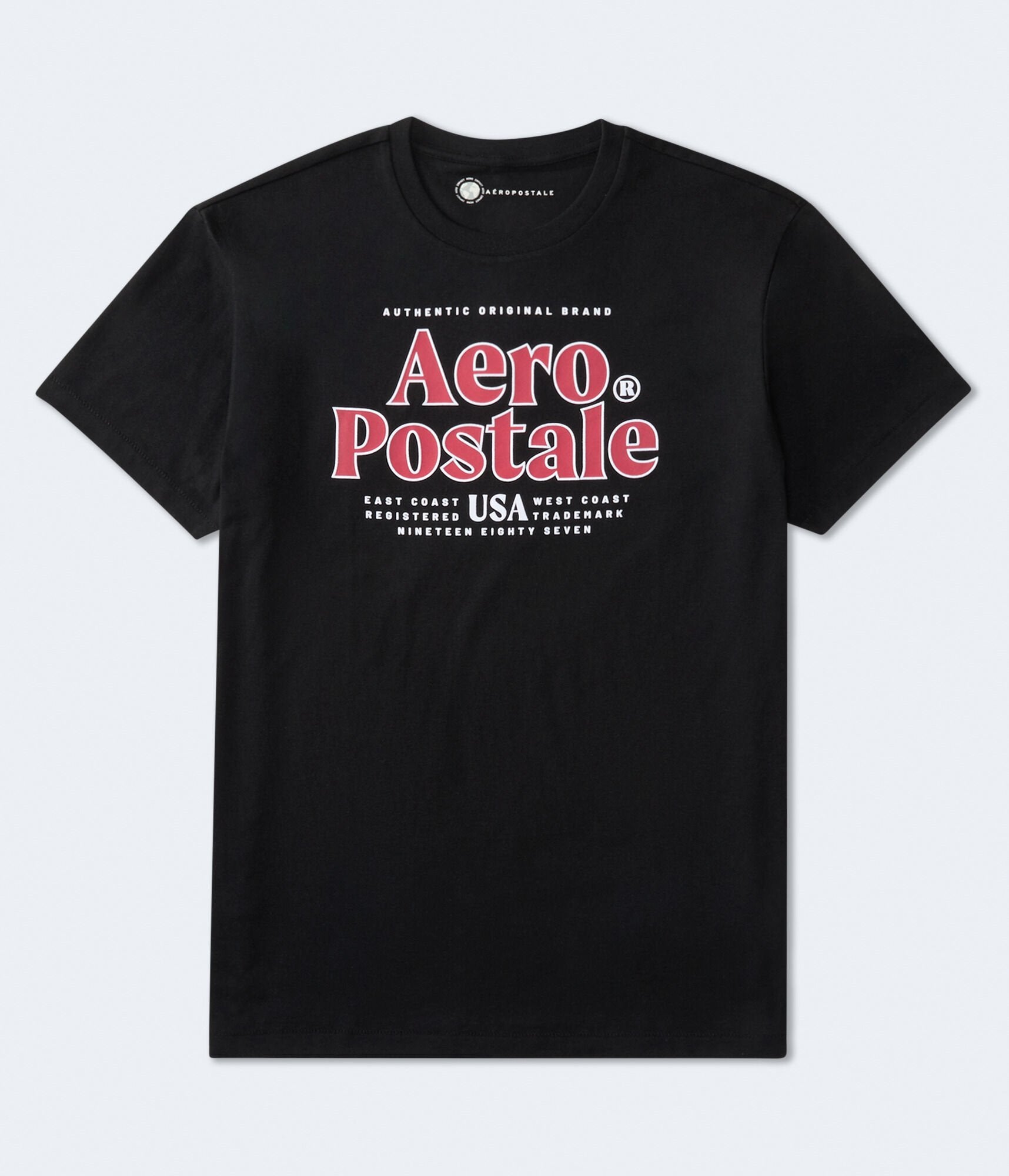 

Футболка с графическим логотипом Aeropostale Usa, черный