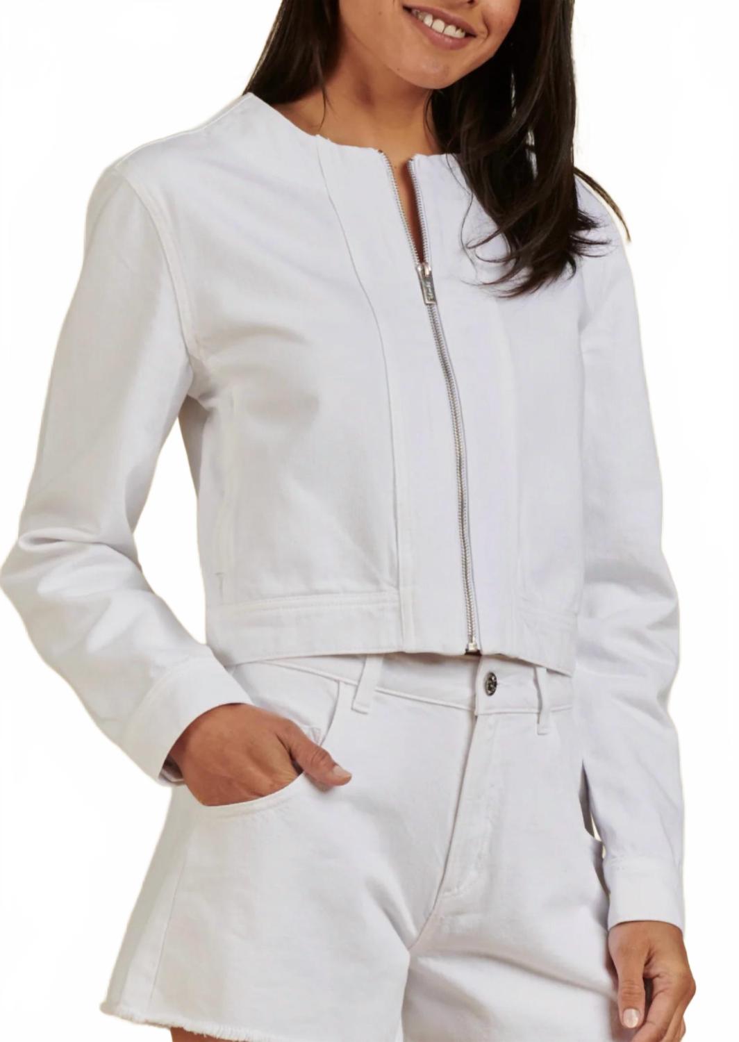 

Джинсовая куртка Drew белого цвета Splendid