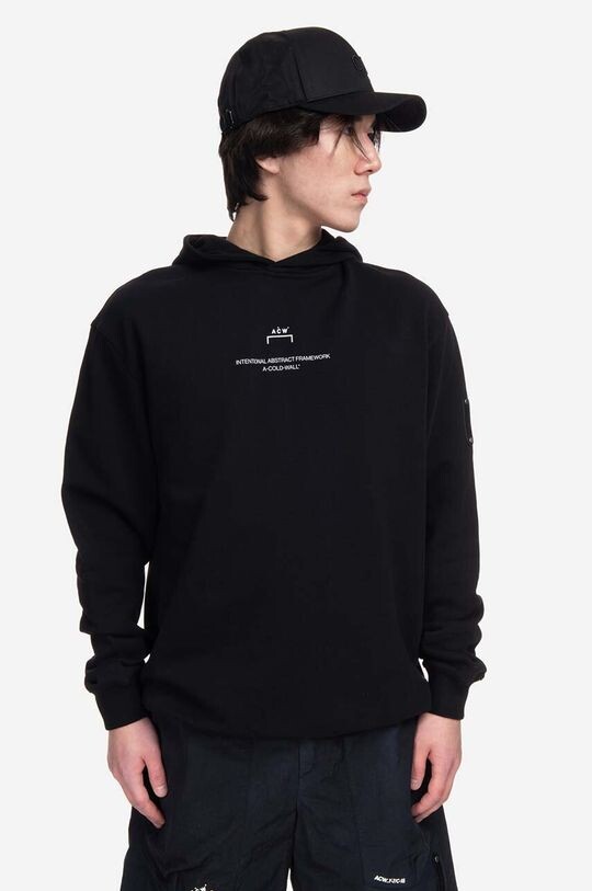 

Хлопковая толстовка Brutalist Hoodie A-Cold-Wall*, черный