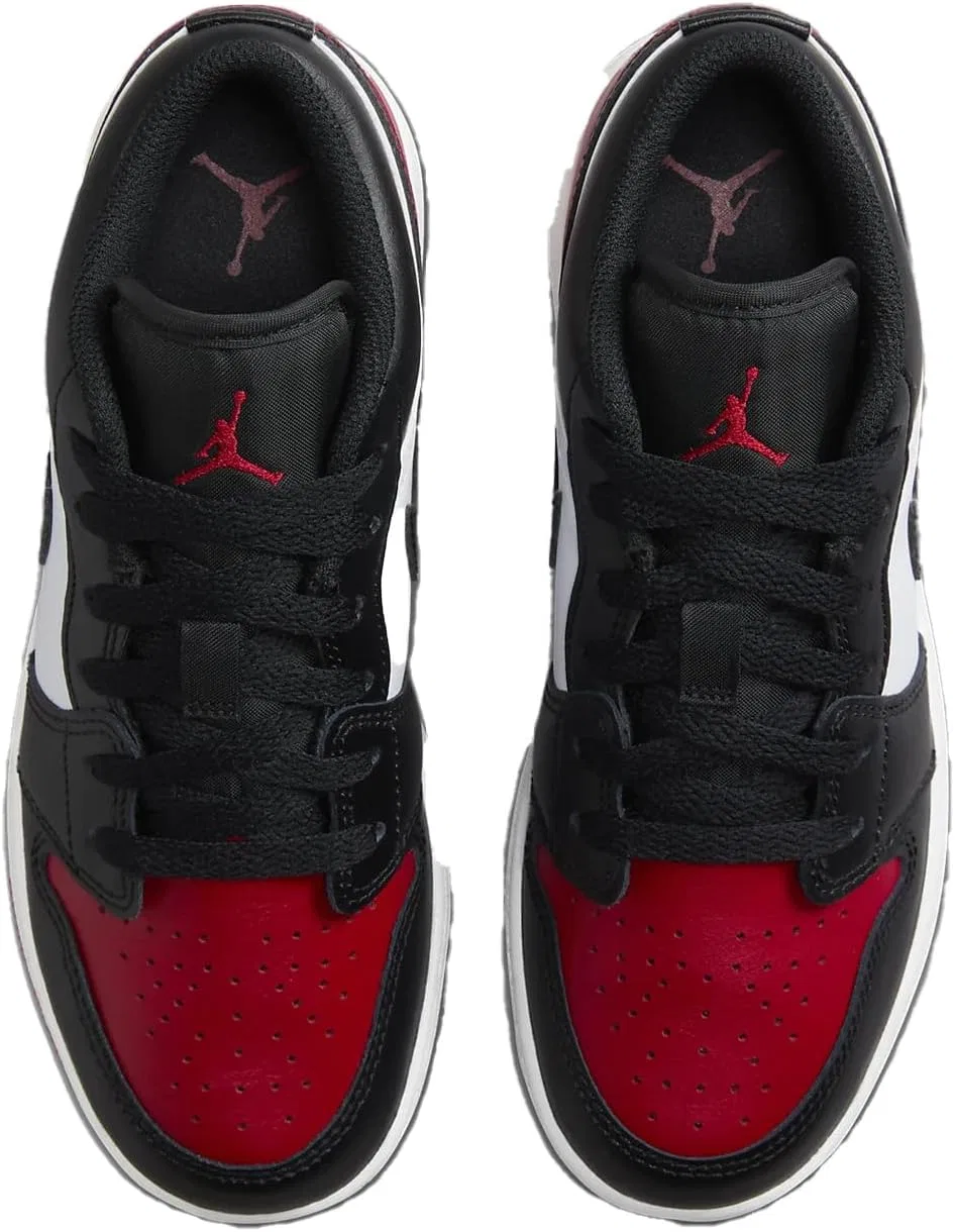 Кроссовки Air Jordan 1 Low, Nike, White/Black/Varsity Red/White — фото 2