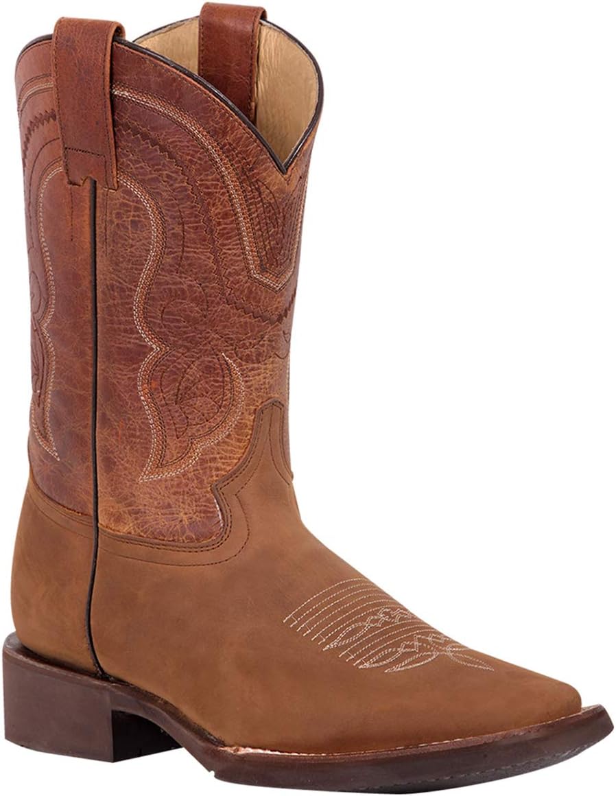 

Мужские ковбойские родео-сапоги Western из натуральной кожи El General, Tan, модель Poly27 Generic