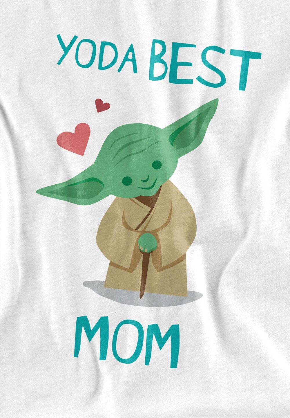 

Футболка с принтом STAR WARS MOTHER S DAY YODA BEST MOM Marvel, белый
