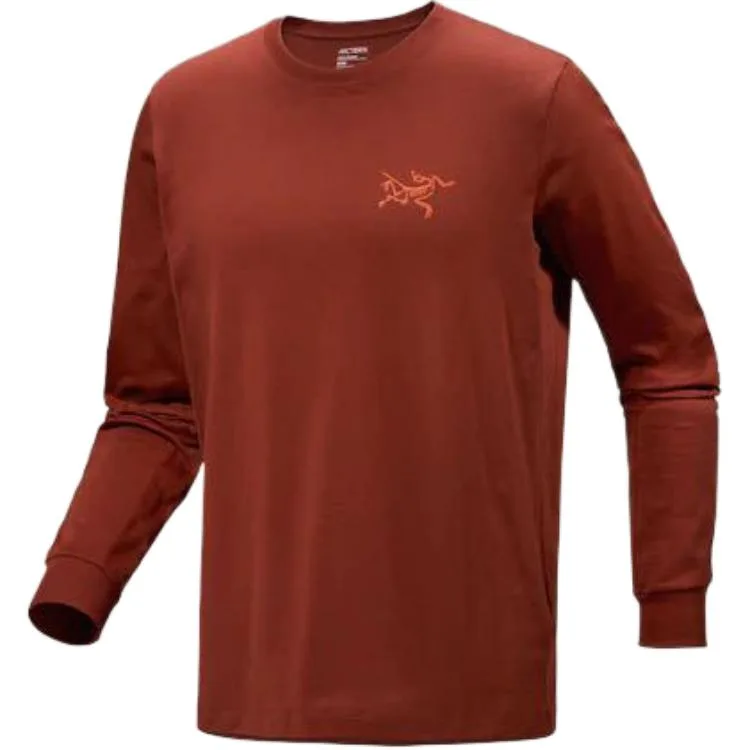 Футболка Downword мужская с круглым вырезом, умеренно прямого кроя Arcteryx, Redwood Brown/Warm Sun Orange/Sequoia/Solaris