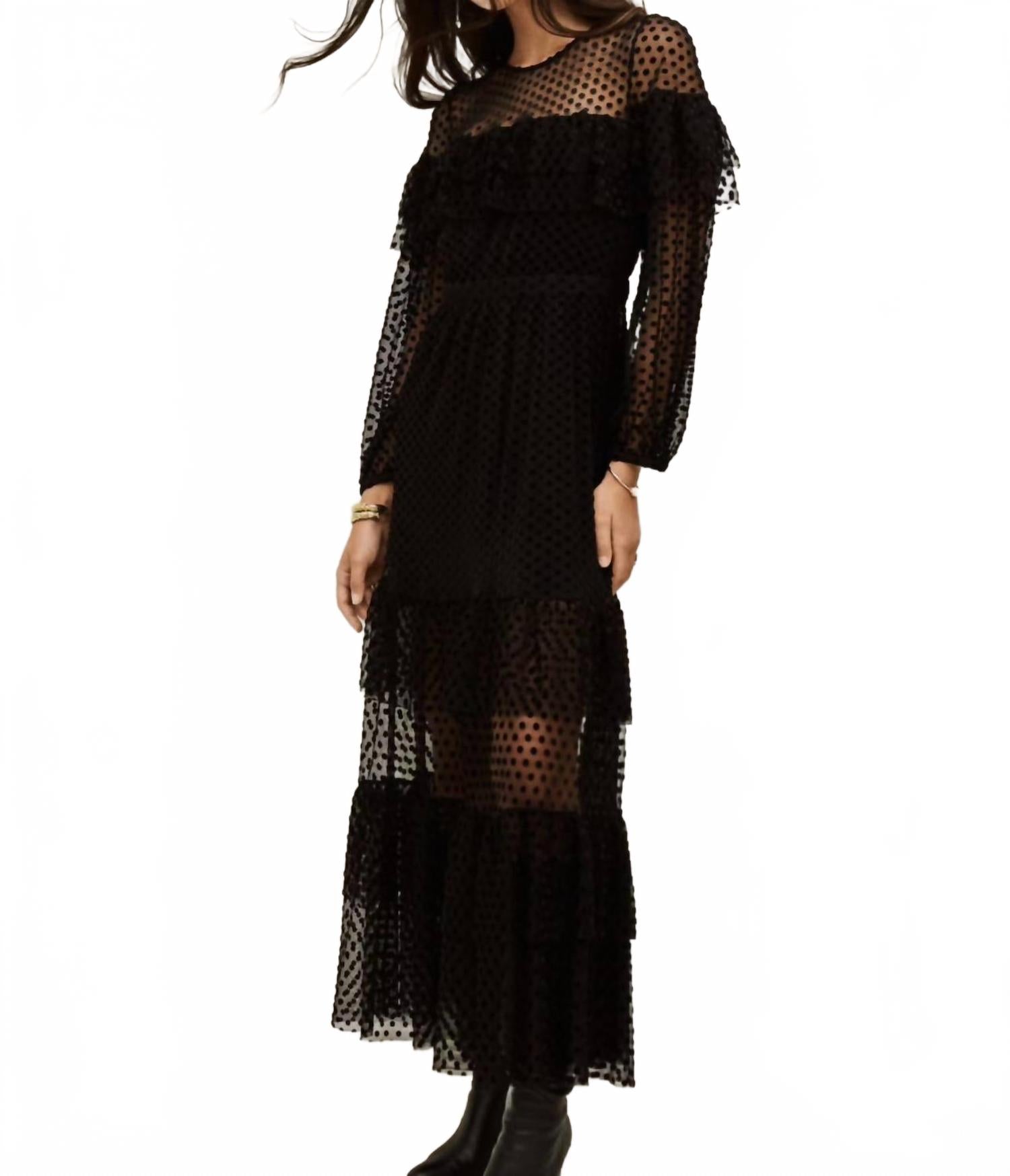 

Женское платье Rita в цвете «нуар» Ba&Sh, Noir