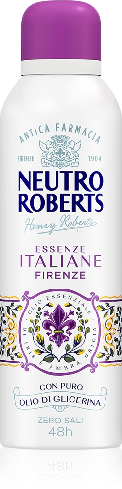 

Итальянский дезодорант-спрей Firenze, 48 часов. Neutro Roberts, 200 мл