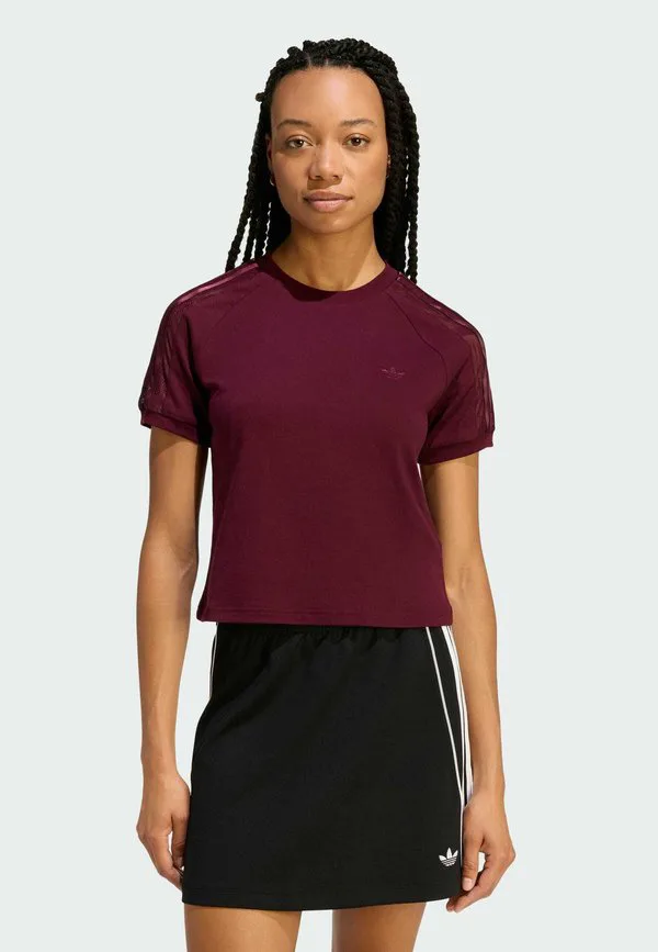 Простая футболка Adidas Originals, Maroon