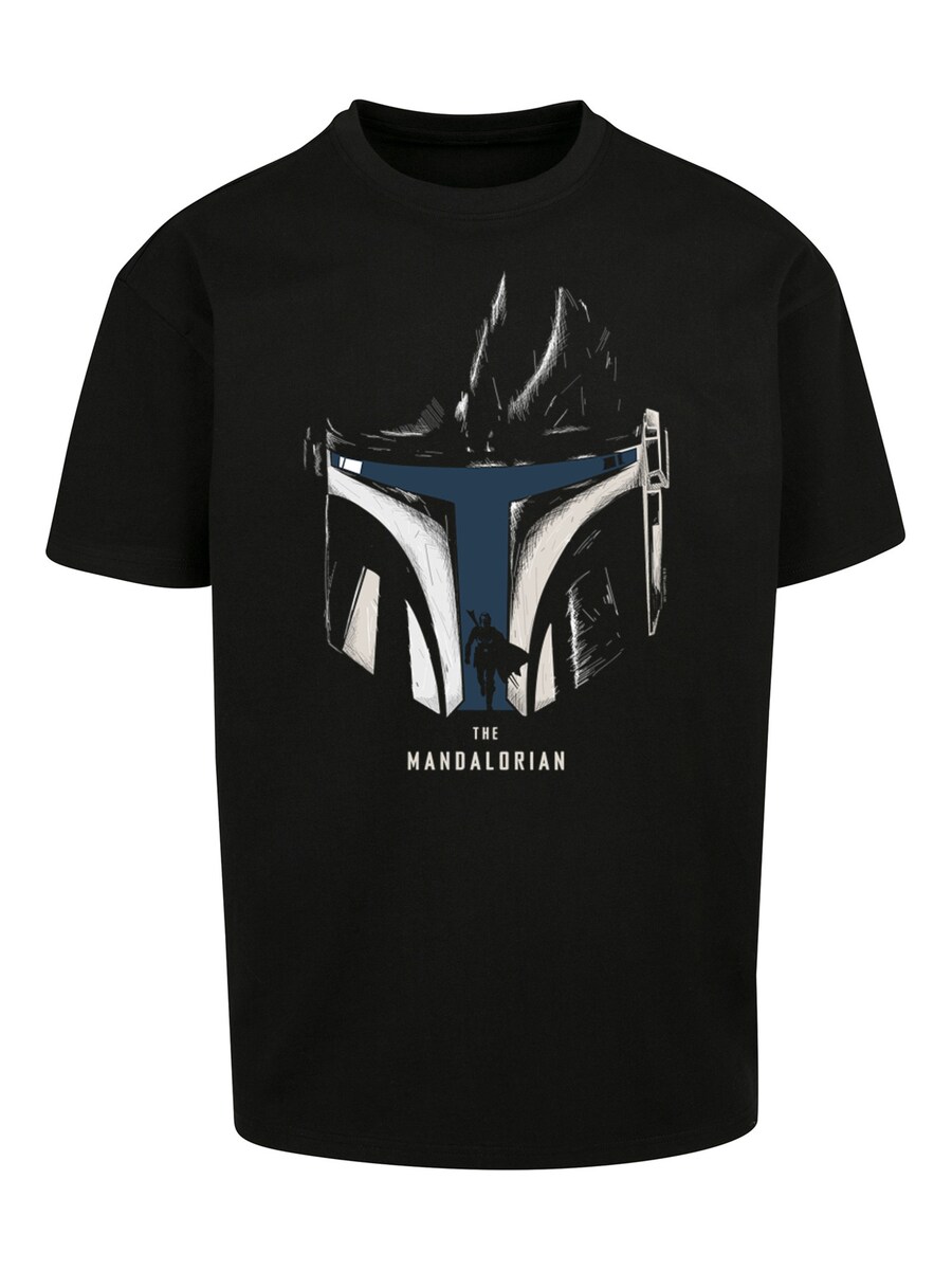 

Рубашка F4NT4STIC Star Wars The Mandalorian Helmet Silhouette, черный