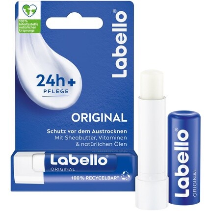 

Labello Original Бальзам для губ с маслом ши, витаминами и натуральными маслами 4,8 г