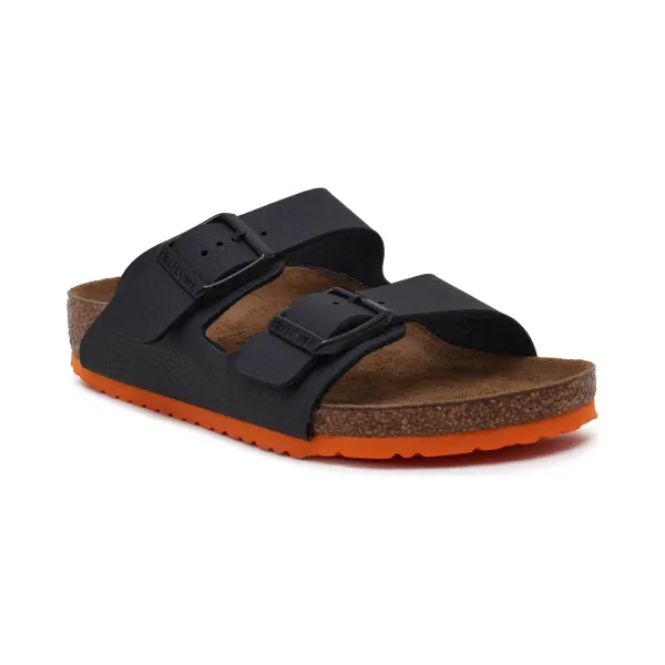 

Тапочки Arizona с добавлением кожи Birkenstock, черный