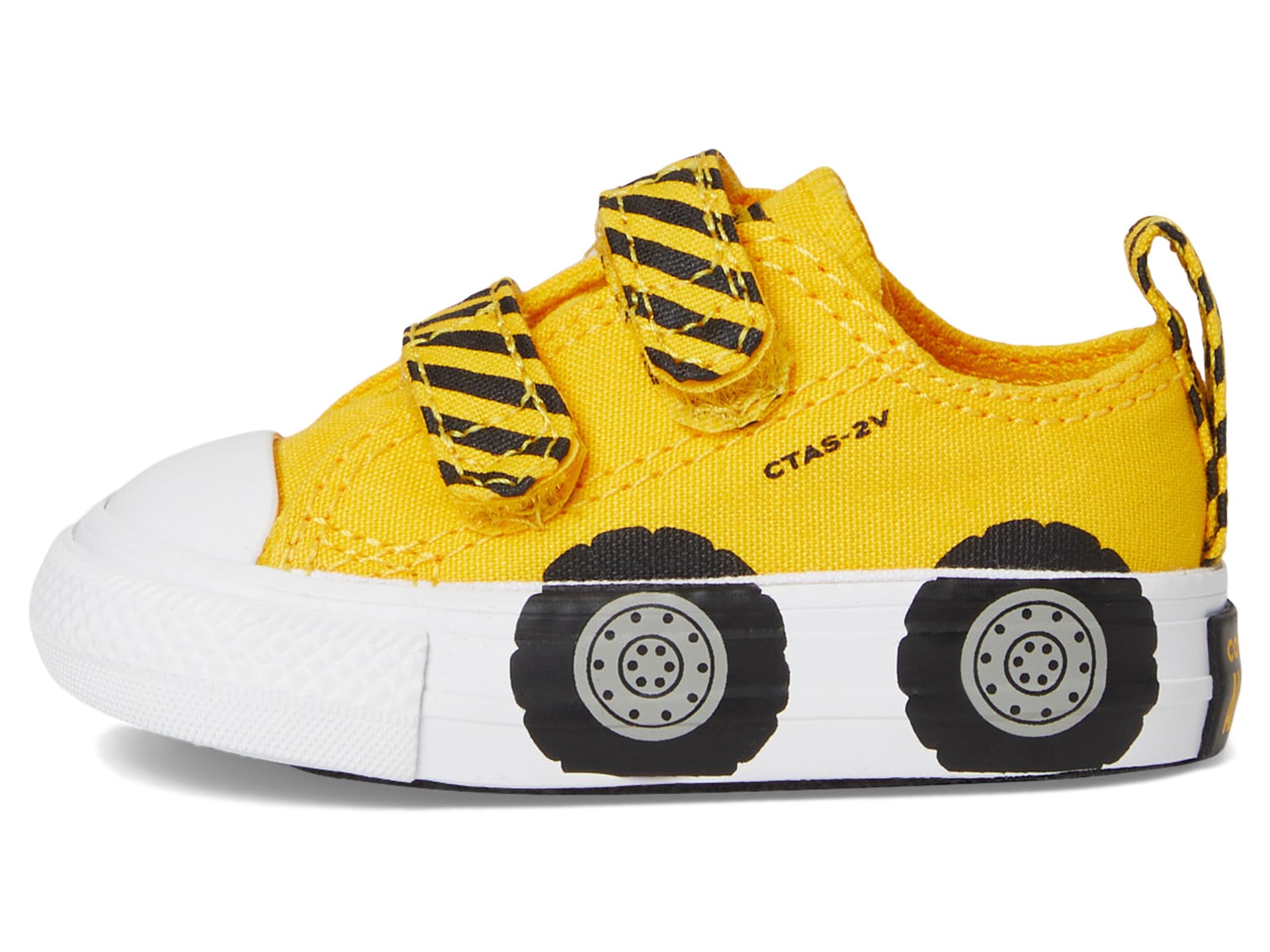 Туфли Converse Kids Chuck Taylor All Star Construction Truck Easy-On, цвет Amarillo/Black/White — фото 4