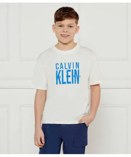 

Футболка Regular fit Calvin Klein Jeans, бежевый