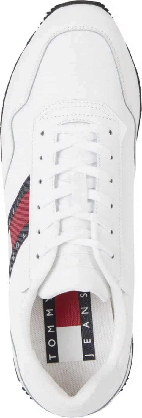 Мужские кроссовки Tommy Jeans Retro Core Em0em01014 Runner Trainers, White — фото 3