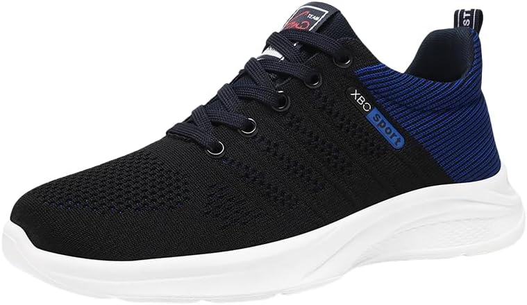 

Мужские кроссовки FKKFYY с сеткой, модные и повседневные, сочетание цветов, синий