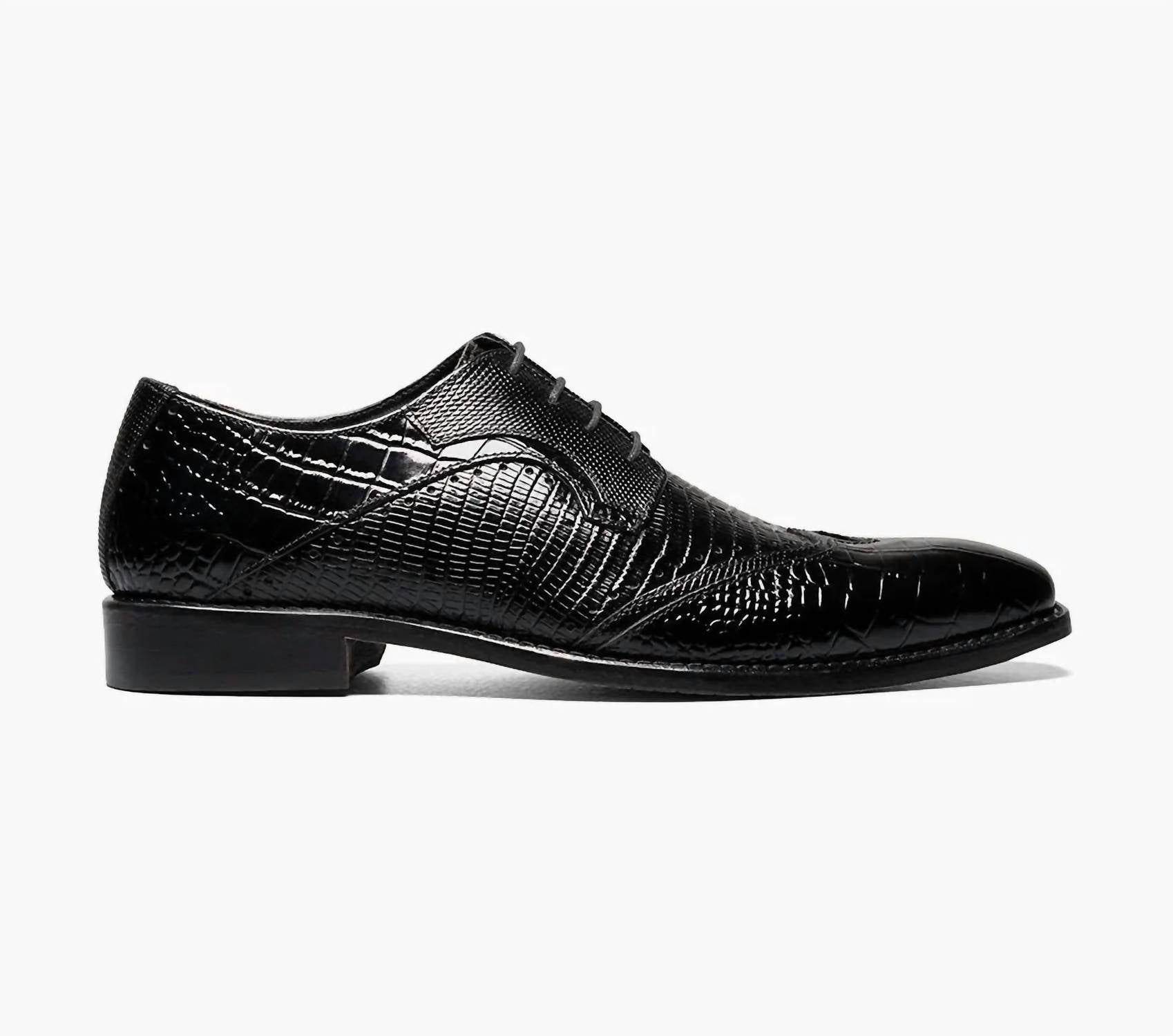 

Мужские туфли Gregorio Wingtip Oxford черного цвета Stacy Adams
