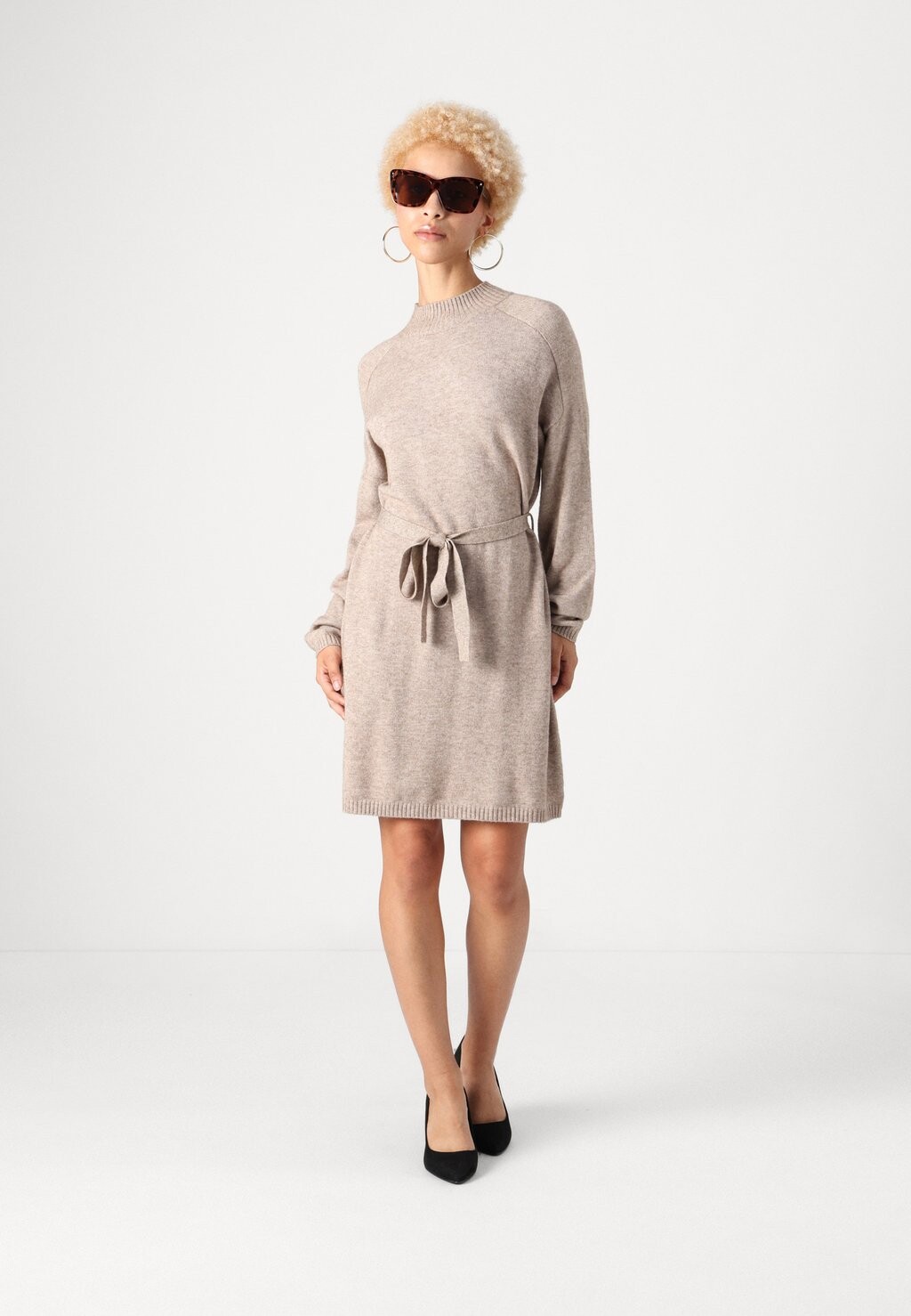 

Платье-джемпер ONLLEVA BELT DRESS ONLY Petite, бежевый