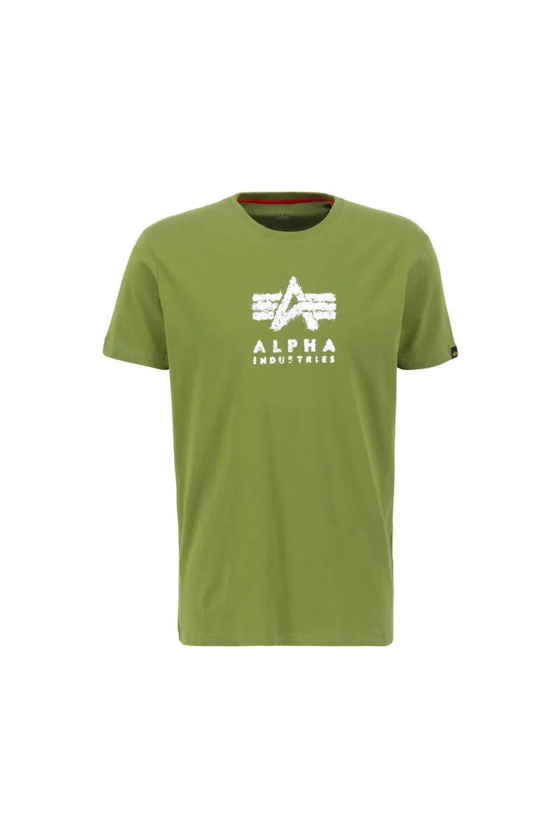 

Футболка Alpha Industries " Alpha Industries Мужская - Футболки с гранж-логотипом T", зеленый