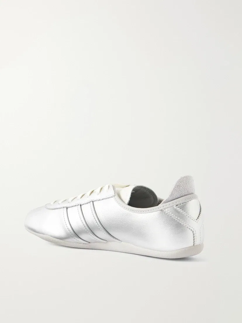 Y-3 Токийские кожаные кроссовки adidas Originals, серебряный — фото 3