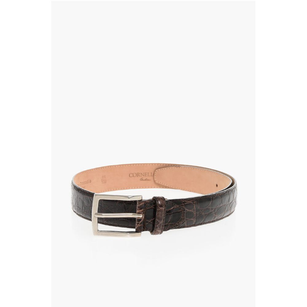 

Коричневый ремень из крокодиловой кожи Corneliani, Brown