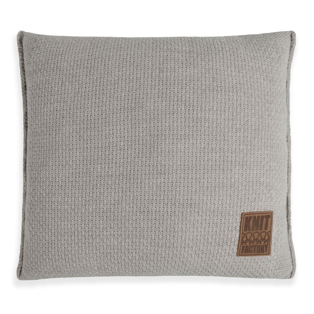 

Подушка Knit Factory Jesse - Ледяная глина - 50x50 см