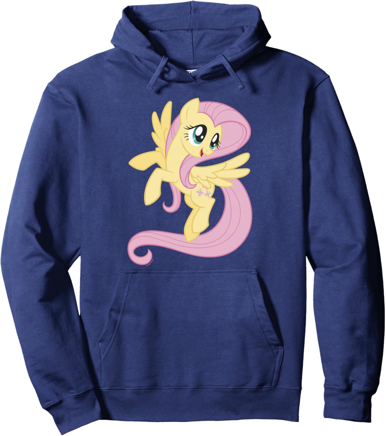 

Толстовка с большим портретом Флаттершай из мультфильма «Мой маленький пони: Дружба - это волшебство», синяя My Little Pony