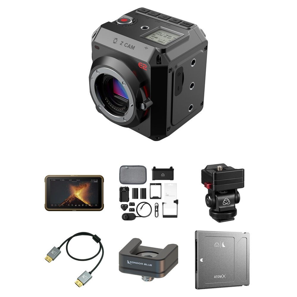 

Кинокамера Z CAM E2 Camera with Atomos Ninja V+, Power Kit, Monitor Mount,