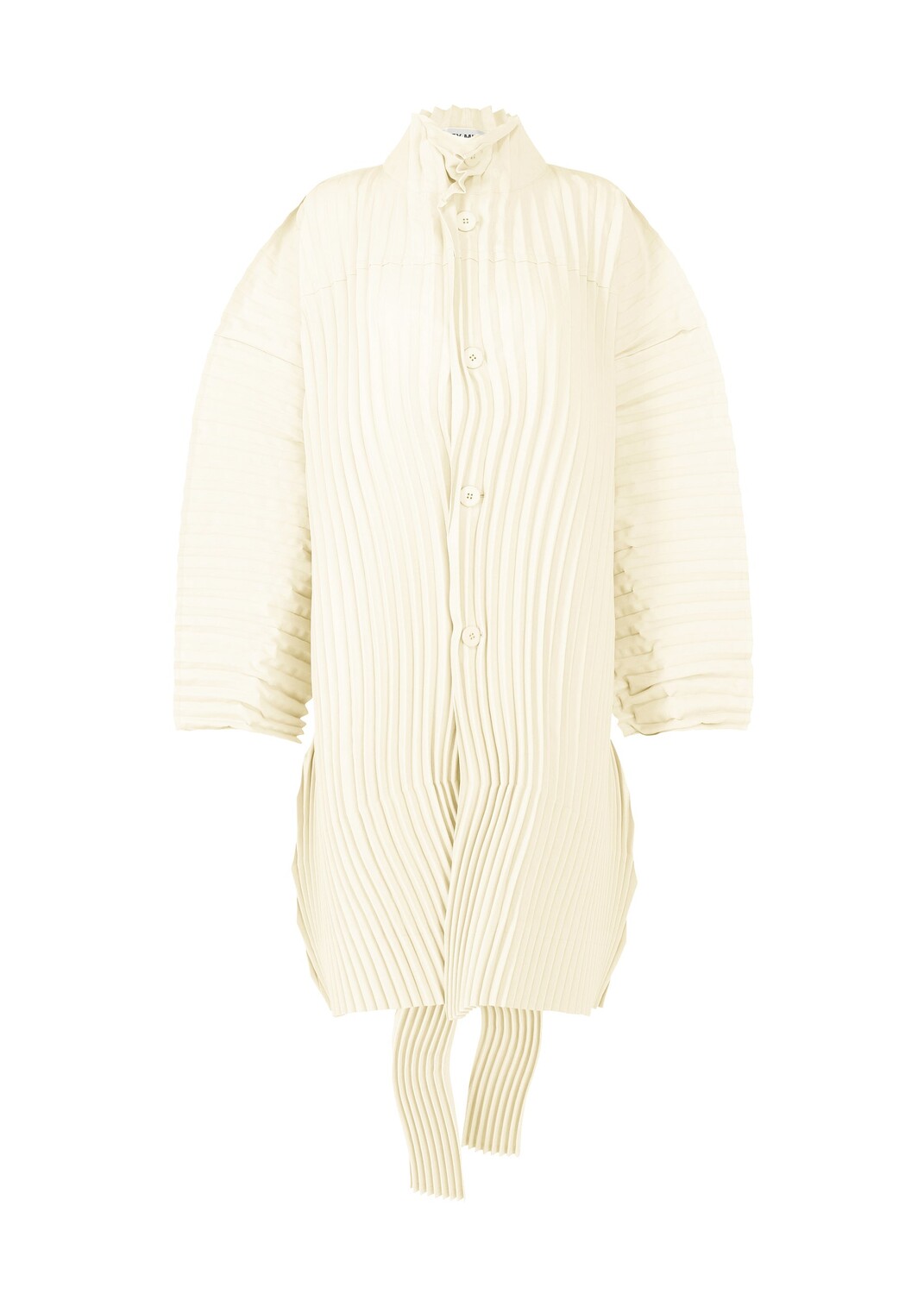 

Пальто wavering pleats Issey Miyake, белый