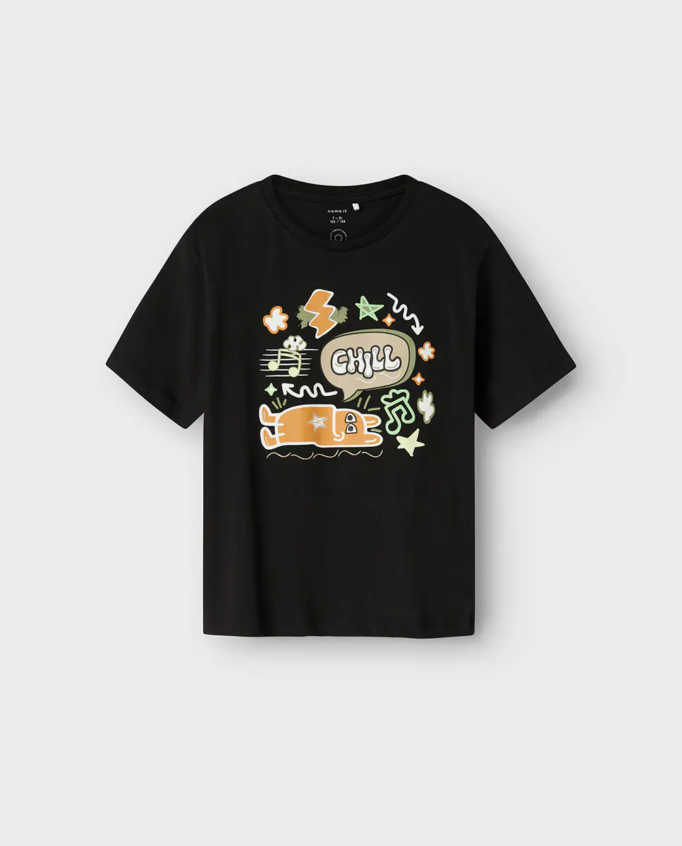 

Футболка для мальчика name it, чёрный