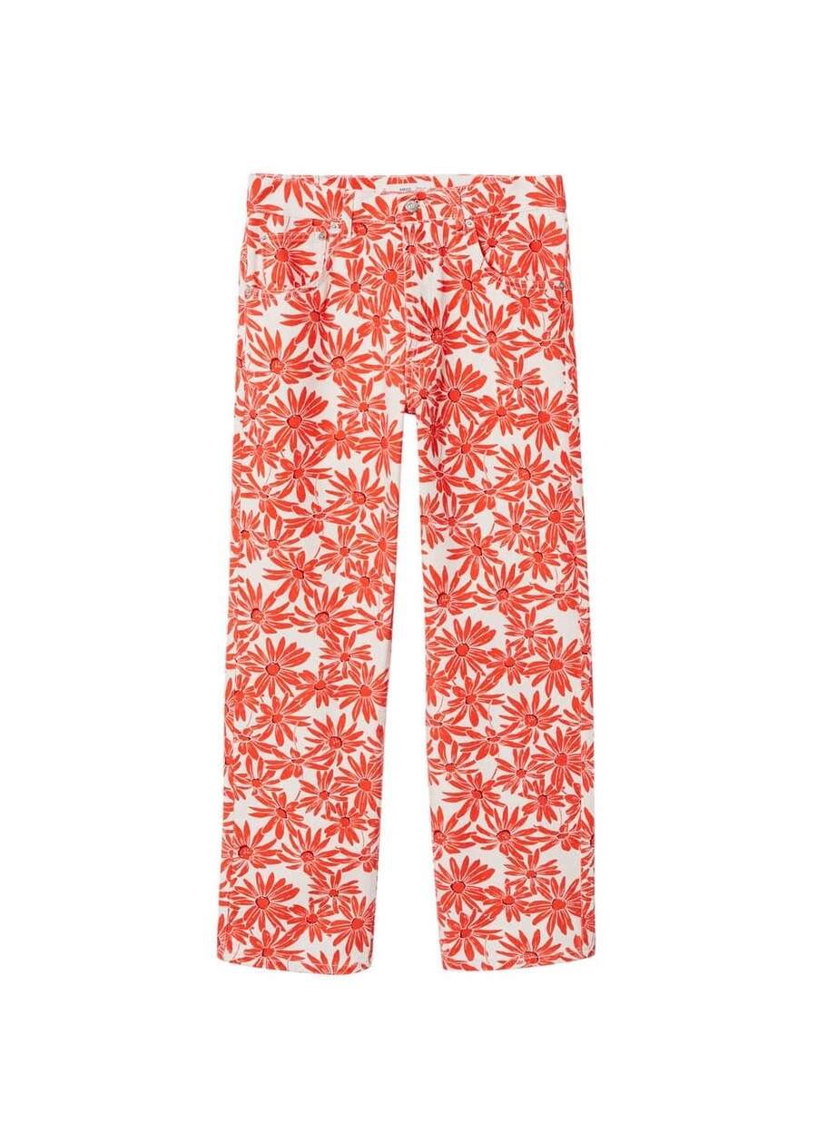 

Брюки MANGO Regular Pants Tahiti, оранжевый