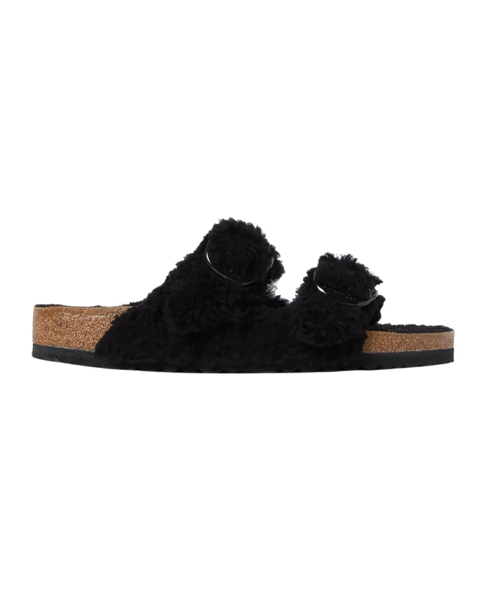

Сандалии из овчины Birkenstock, черный