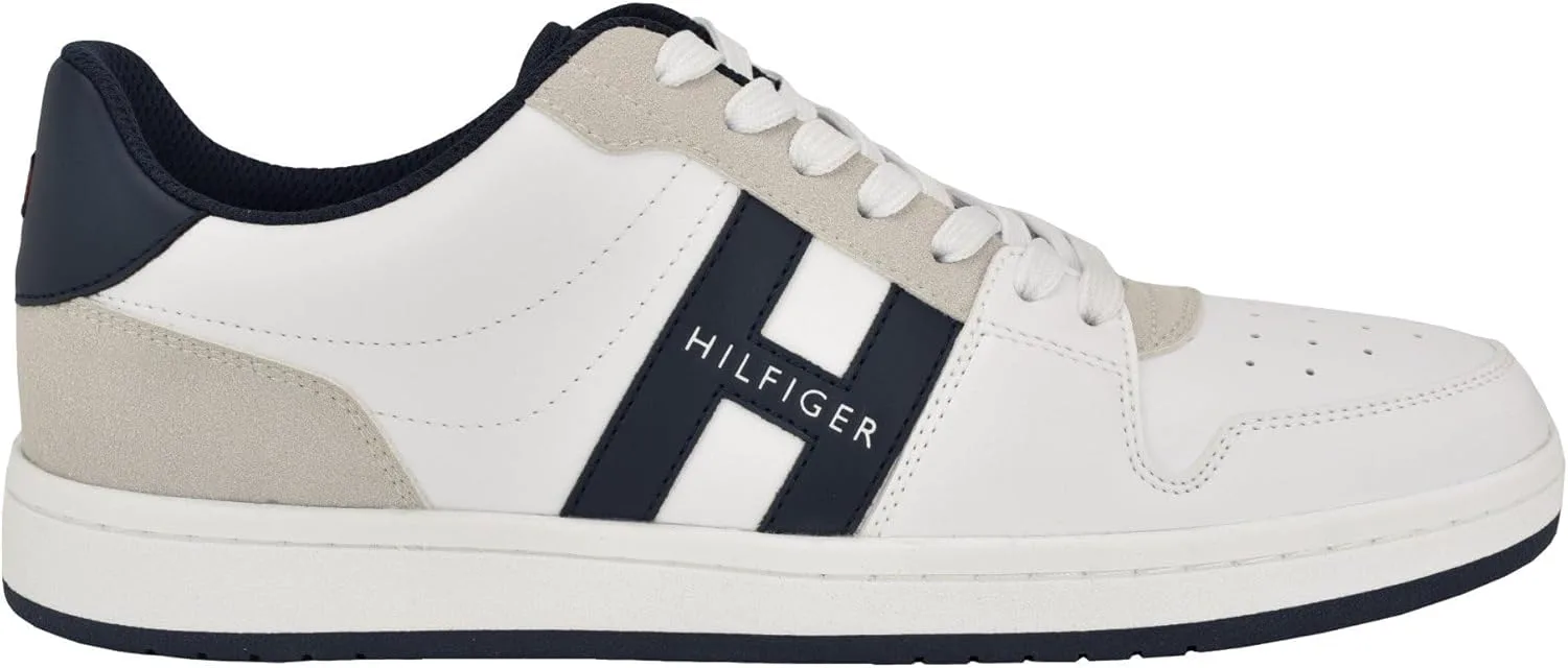Кроссовки Tommy Hilfiger Mens Lildar, белый/темно-синий/серый — фото 2