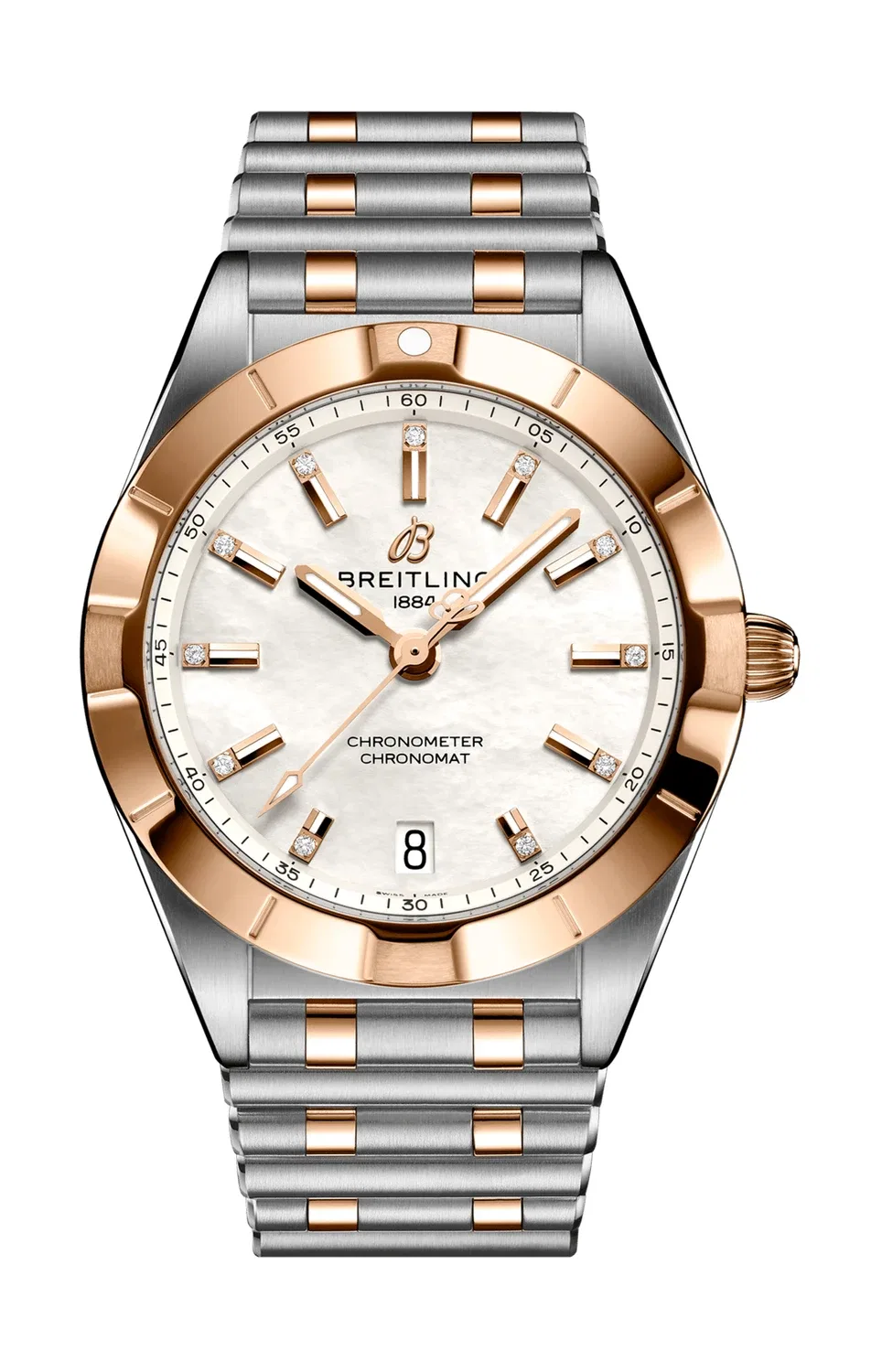 ХРОНОМАТ 32 - U77310101A2U1 BREITLING, серебряный