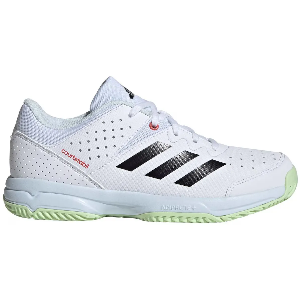 

Детские гандбольные кроссовки Adidas COURT STABIL JR, белый/зеленый