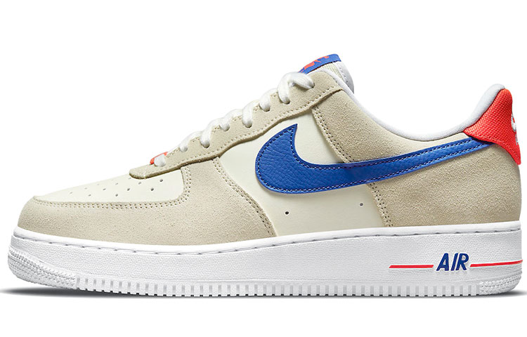 

Кроссовки Nike Air Force 1 Low '07 LV8 USA Coconut Milk Hyper Royal, Серый, Кроссовки Nike Air Force 1 Low '07 LV8 USA Coconut Milk Hyper Royal