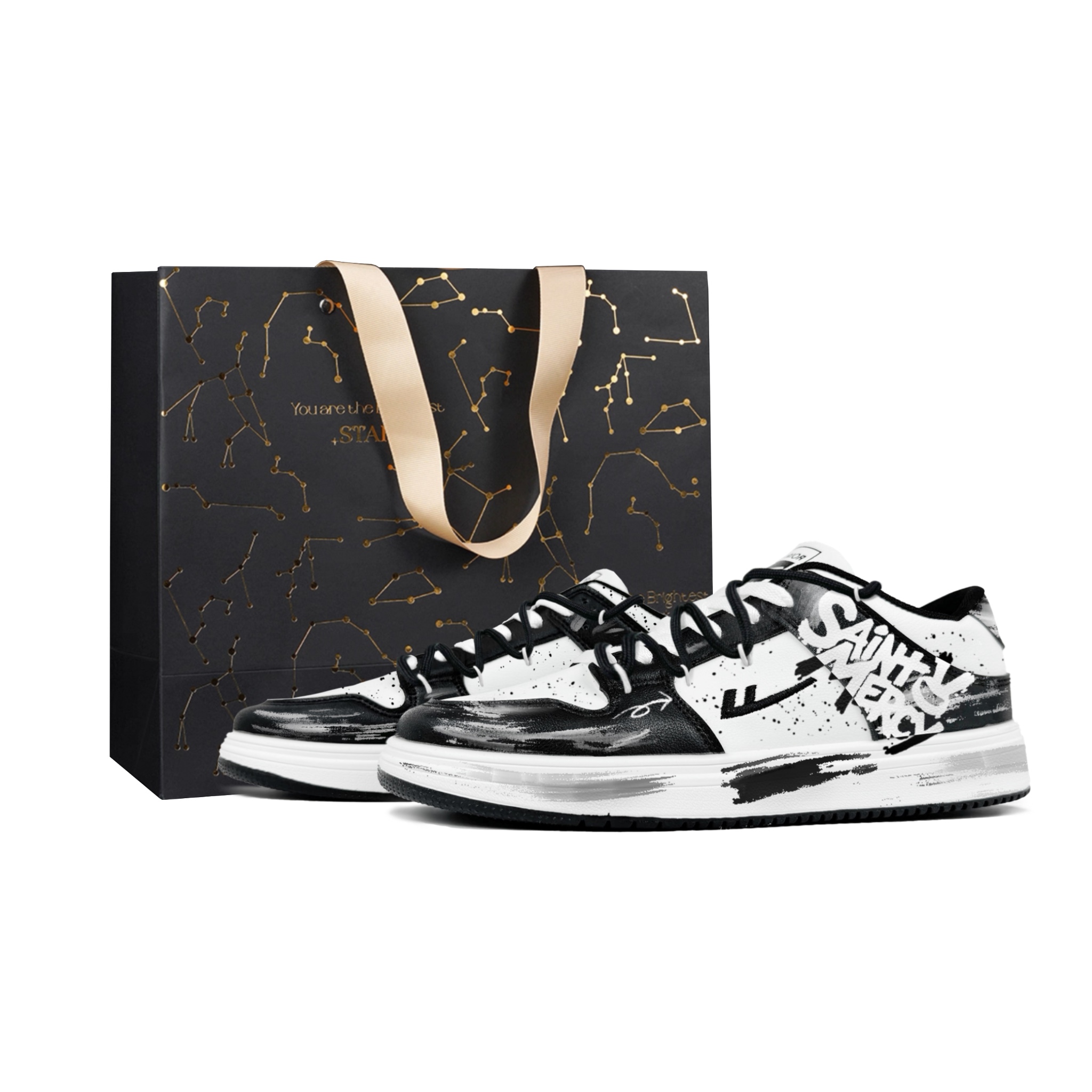 

WARRIOR Темные тени Overwhelming Slip Resistant Abrasion Resistant низкие кроссовки для скейтбординга Unisex Black