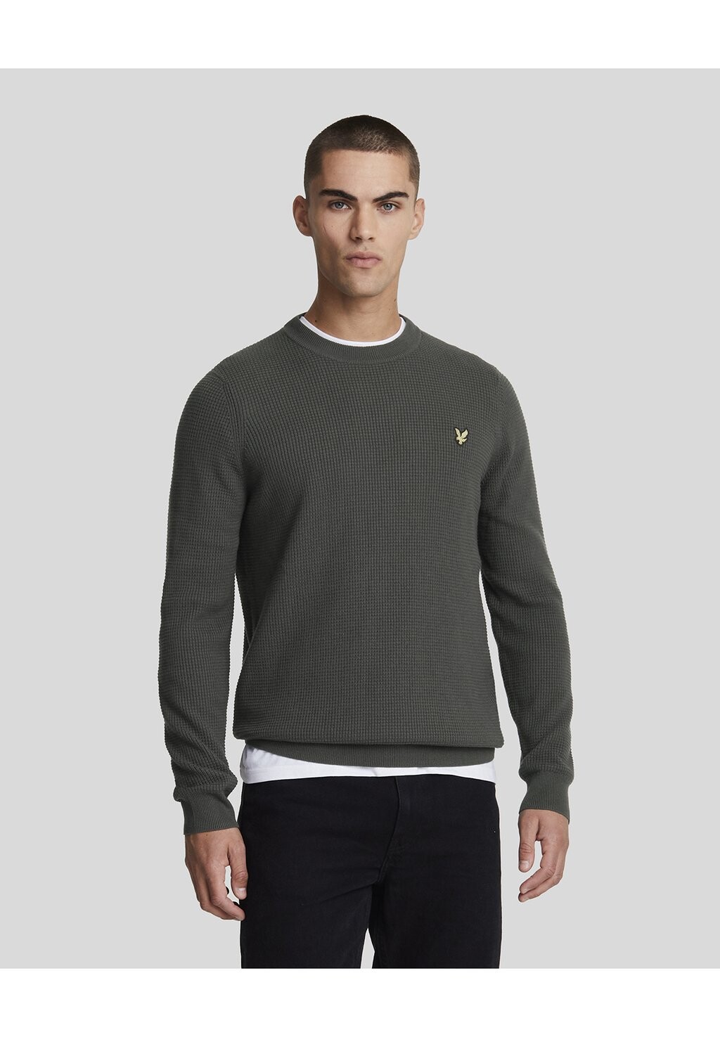 

Джемпер CREW NECK Lyle & Scott, темно-серый