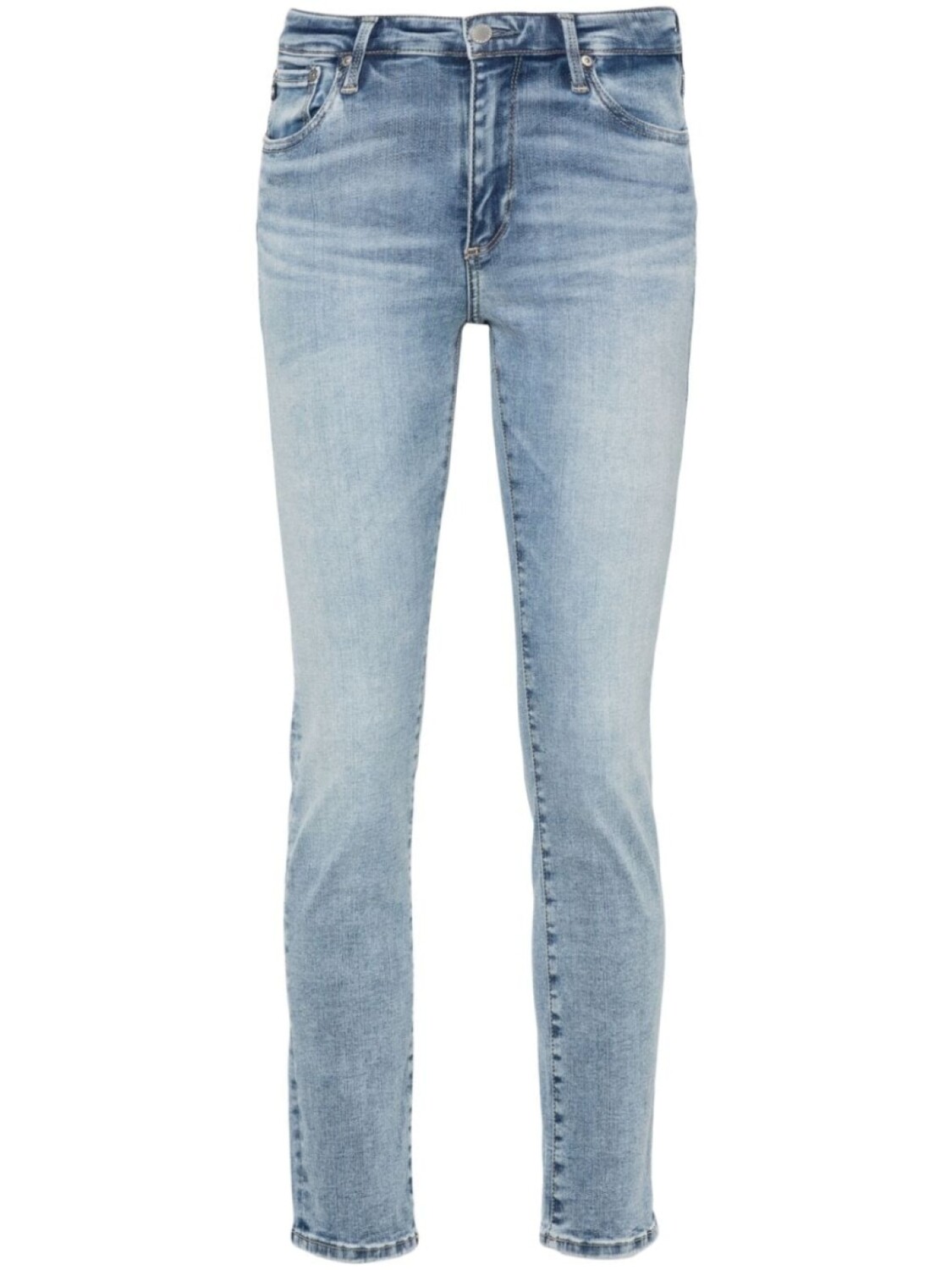 

AG Jeans джинсы скинни средней посадки, синий