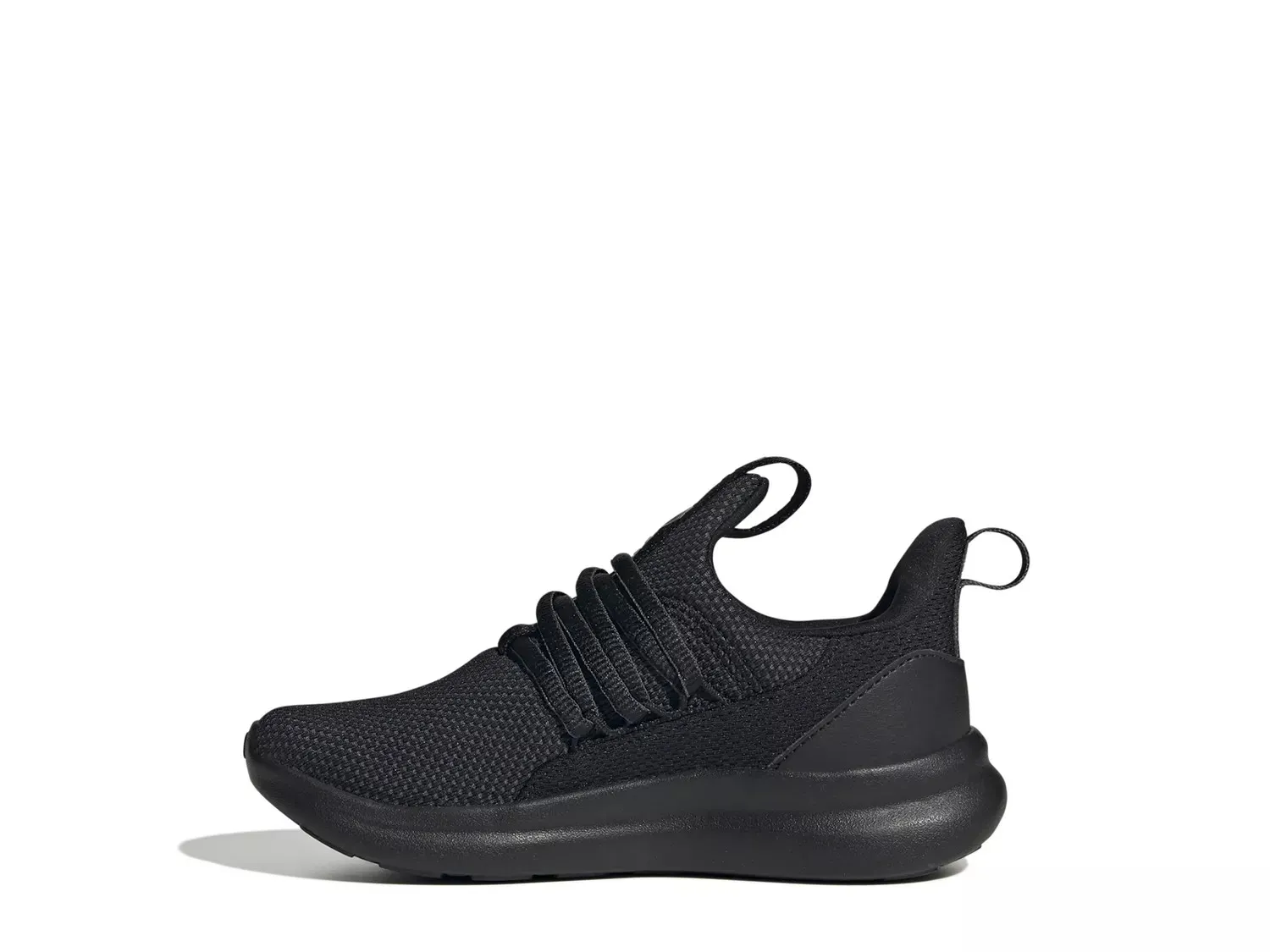 Кроссовки Adidas Lite Racer Adapt 7.0 Slip-On — детские, черные — фото 2