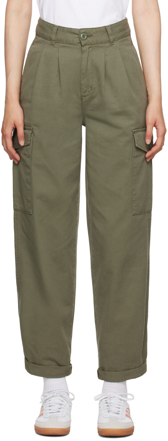 

Брюки цвета хаки Collins Carhartt Work In Progress