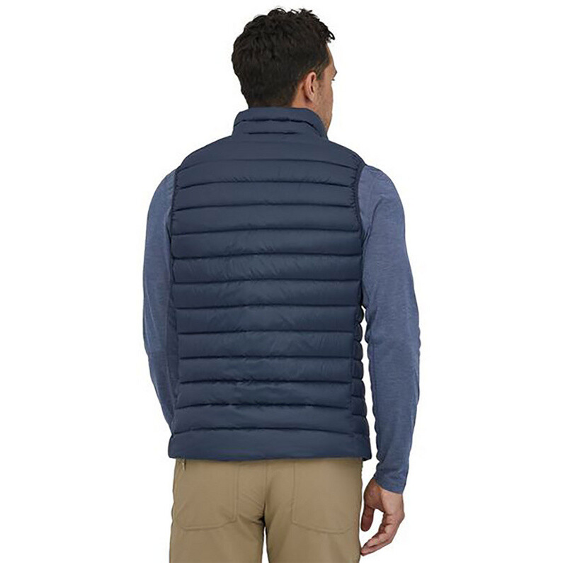 Мужской пуховый жилет-свитер Patagonia, синий — фото 3